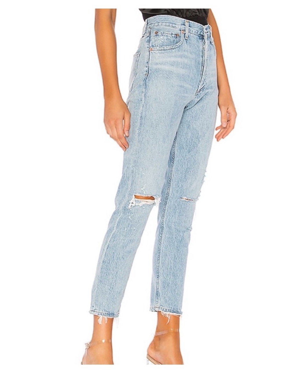 Agolde Jamie Classic Jeans (high waist) in Shakedown